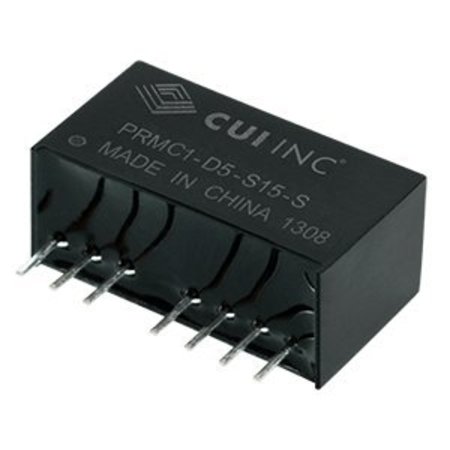 CUI INC Isolated Dc/Dc Converters Dc-Dc Isolated, 1 W, 9~18 Vdc Input, 12 Vdc, 83 Ma, Single Regulated PRMC1-D12-S12-S